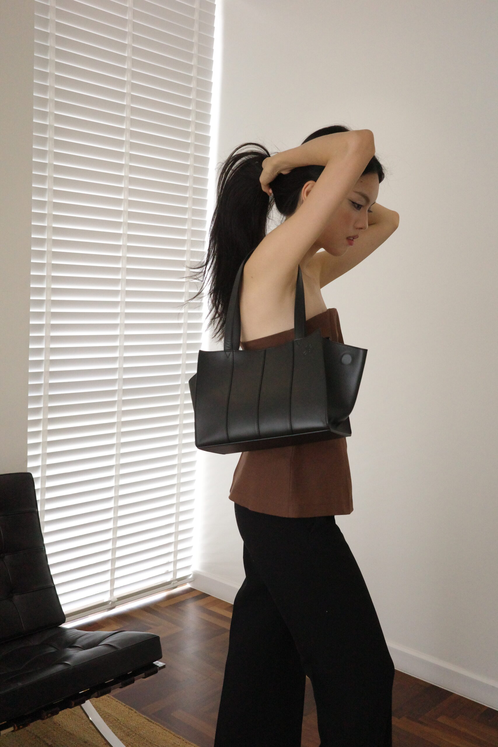 BASKE - ALL BLACK CALFSKIN - Image 6