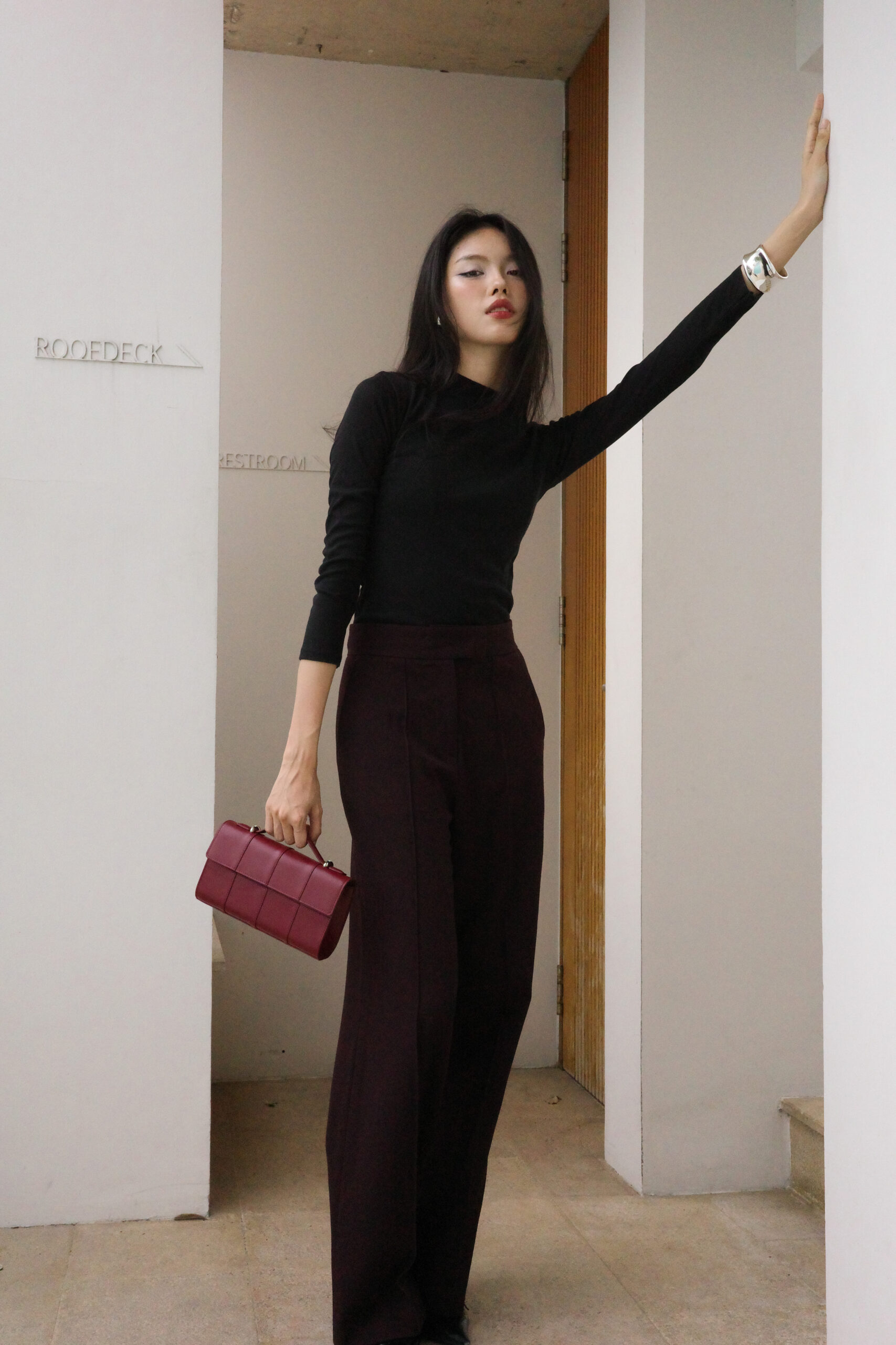 LYNE - BURGUNDY - Image 2