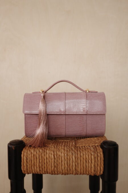 LYNE - PINK LIZARD SUEDE