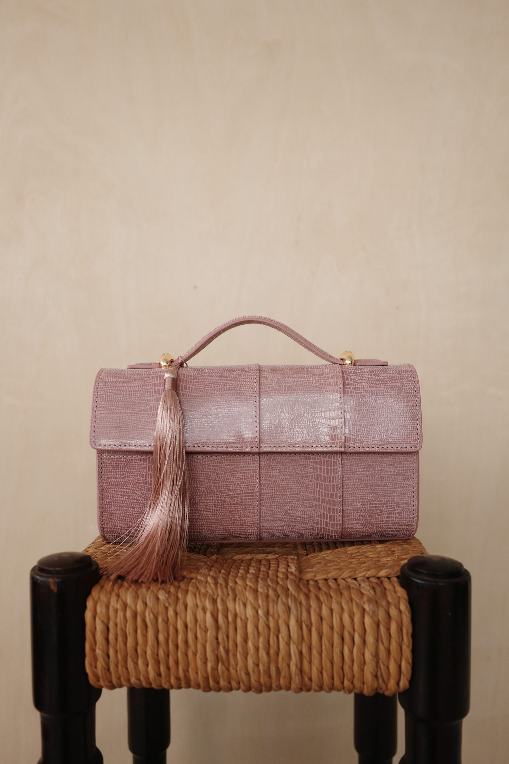 LYNE - PINK LIZARD SUEDE