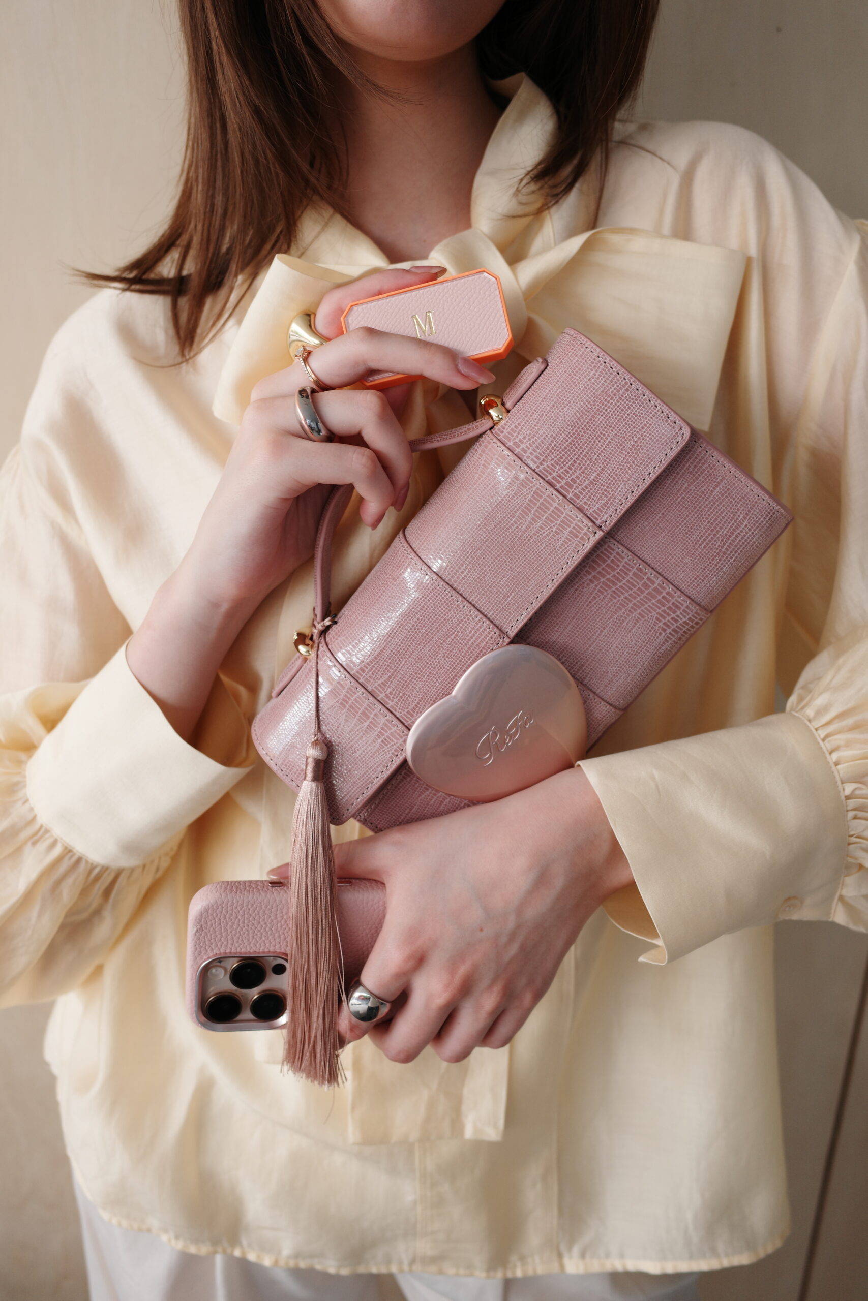 LYNE - PINK LIZARD SUEDE - Image 3